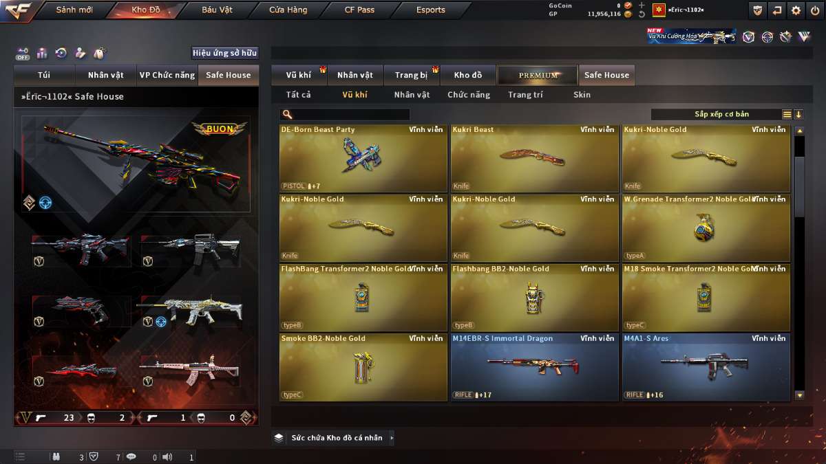 shop acc cf uy tin gia re